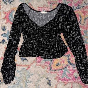 LA hearts crop top